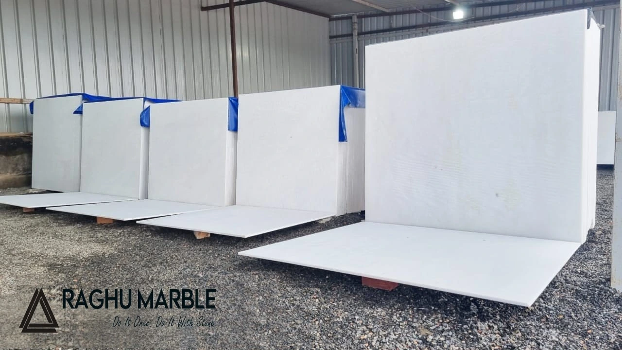 Makrana White Marble Slab In Agra